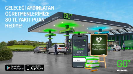 GO CARD’dan Öğretmenler Gününe Özel 80 TL Yakıt Puan Hediye!