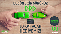 GO CARD'dan Babalar Gününe özel 10 Kat Puan!