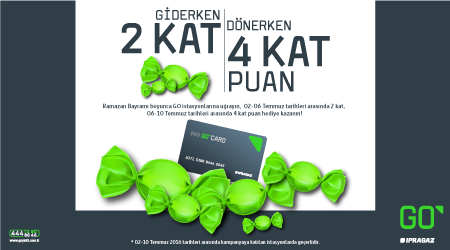Giderken 2 Kat Dönerken 4 Kat Puan