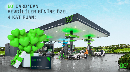 GO CARD'dan Sevgililer Gününe özel 4 Kat Puan!